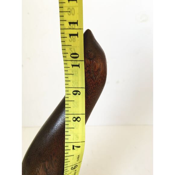 MCM Wood Carved Seal Sculpture Figurine - Picture 6 of 8